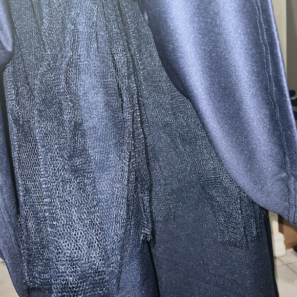 Dupioni Surplice Fit-And-Flare Dress - Picture 13 of 14